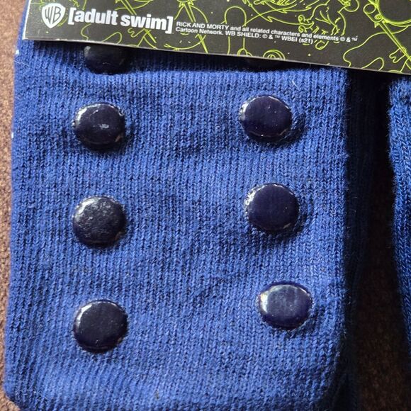 Rick and Morty Adult Swim Dog Booties & Crew Socks Sizes 6 - 12 men - Picture 5 of 11